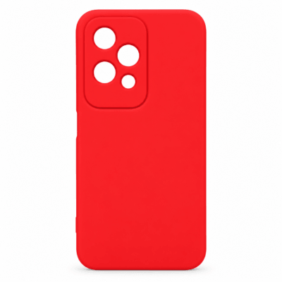 Funda de Silicona con Protección de Cámara – Antigolpes y Tacto Suave para Honor 200 Lite - Rojo