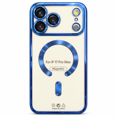 Funda Magnética MagSafe con Protección de Cámara para iPhone 17 Pro Max - Azul