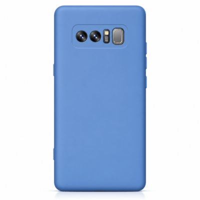 Funda de Silicona con Protección de Cámara – Antigolpes y Tacto Suave para Samsung Galaxy Note 8 - Azul