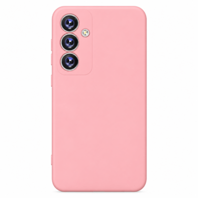 Funda de Silicona con Protección de Cámara – Antigolpes y Tacto Suave para Samsung Galaxy A15 - Rosa