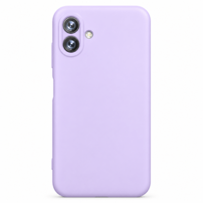 Funda de Silicona con Protección de Cámara – Antigolpes y Tacto Suave para Samsung Galaxy A06 - Morado