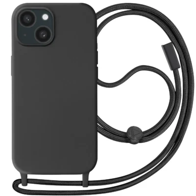 Funda con Cordón para iPhone 14 - Negro