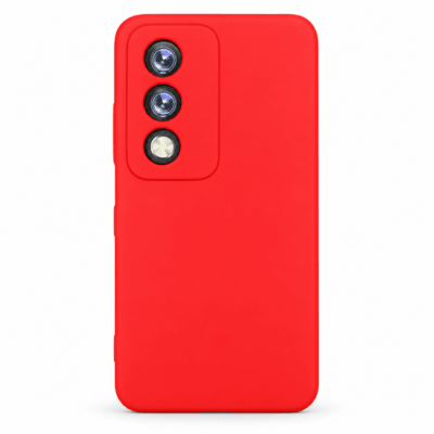 Funda de Silicona con Protección de Cámara – Antigolpes y Tacto Suave para Oppo A80 - Rojo