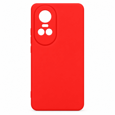 Funda de Silicona con Protección de Cámara – Antigolpes y Tacto Suave para Oppo Reno 10/10 Pro - Rojo