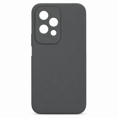 Funda de Silicona con Protección de Cámara – Antigolpes y Tacto Suave para Honor 200 Lite - Negro