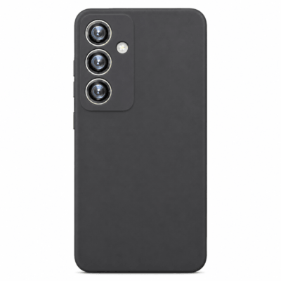 Funda de Silicona con Protección de Cámara – Antigolpes y Tacto Suave para Samsung Galaxy S24 - Negro