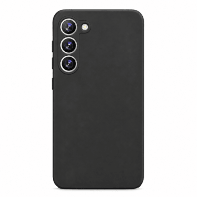 Funda de Silicona con Protección de Cámara – Antigolpes y Tacto Suave para Samsung Galaxy S23 Plus - Negro