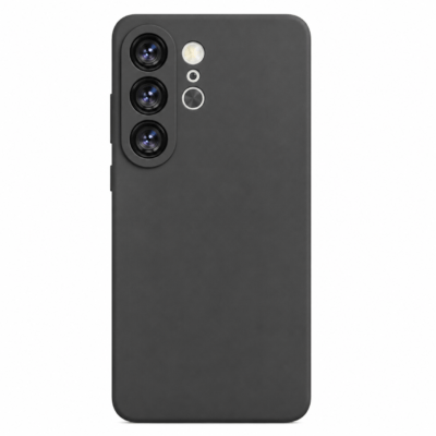 Funda de Silicona con Protección de Cámara – Antigolpes y Tacto Suave para Samsung Galaxy S26 Ultra - Negro