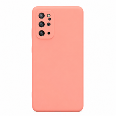 Funda de Silicona con Protección de Cámara – Antigolpes y Tacto Suave para Samsung Galaxy S20 Plus - Rosa
