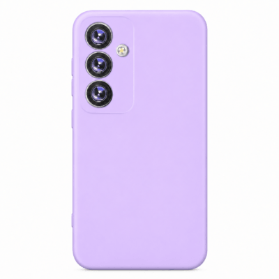 Funda de Silicona con Protección de Cámara – Antigolpes y Tacto Suave para Samsung Galaxy A55 - Morado