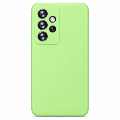 Funda de Silicona con Protección de Cámara – Antigolpes y Tacto Suave para Samsung Galaxy A52S - Verde