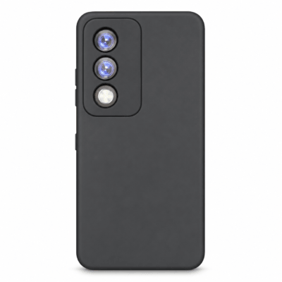Funda de Silicona con Protección de Cámara – Antigolpes y Tacto Suave para Oppo A80 - Negro