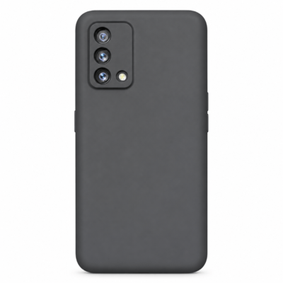 Funda de Silicona con Protección de Cámara – Antigolpes y Tacto Suave para Oppo A95 / A74 / Reno 6 Lite - Negro