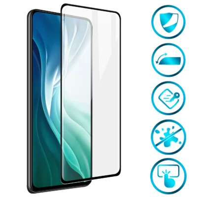 Protector de Pantalla de Cristal Templado Full Cover para Xiaomi 11 – Borde Negro