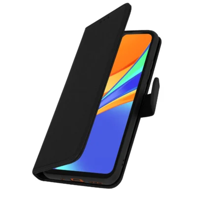 Funda de Cuero en Libro para Xiaomi Redmi 9C - Negro