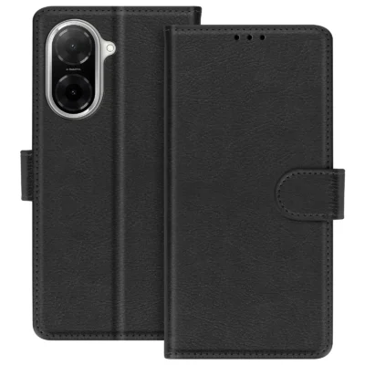 Funda de Cuero en Libro para Xiaomi Redmi A5 - Negro