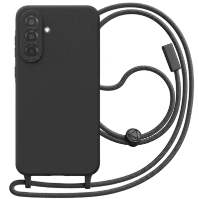 Funda con Cordón para Samsung Galaxy A24 - Negro