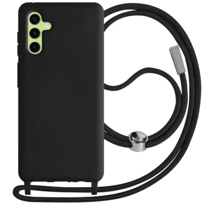 Funda con Cordón para Samsung Galaxy A34 5G - Negro