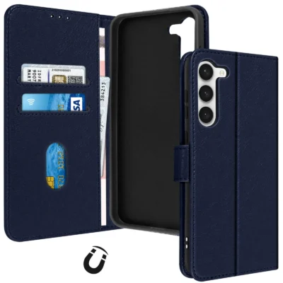 Funda de Cuero en Libro para Samsung Galaxy S22 Plus