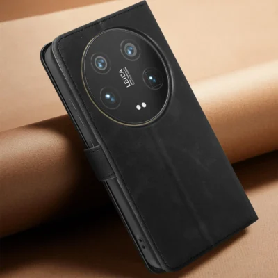 Funda de Cuero en Libro para Xiaomi 14 Ultra