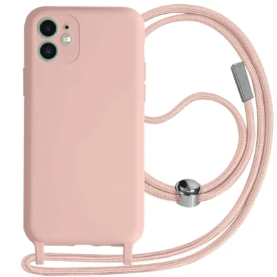 Funda con Cordón para iPhone 11 - Rosa