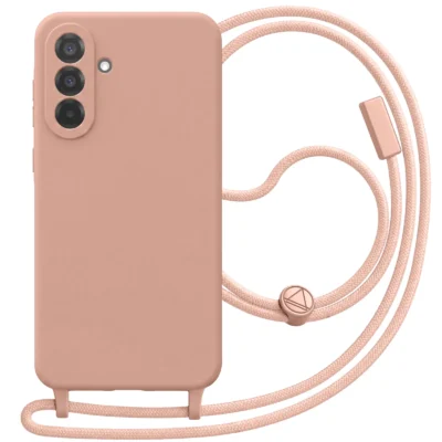 Funda con Cordón para Samsung Galaxy A24 - Rosa