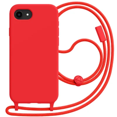 Funda con Cordón para iPhone 17 E - Rojo