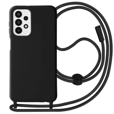 Funda con Cordón para Samsung Galaxy A23 5G - Negro