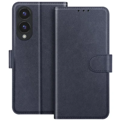 Funda de Cuero en Libro para Samsung Galaxy S25 Edge