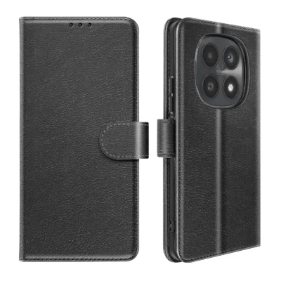Funda de Cuero en Libro para Xiaomi Redmi Note 15 - Negro