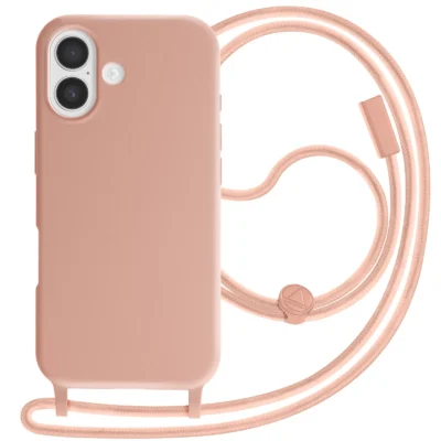 Funda con Cordón para iPhone 17 - Rosa