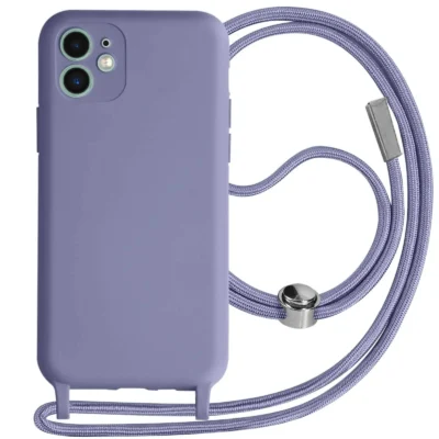 Funda con Cordón para iPhone 11 - Morado