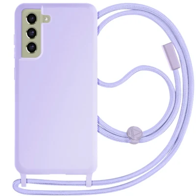 Funda con Cordón para Samsung Galaxy S21 FE - Morado