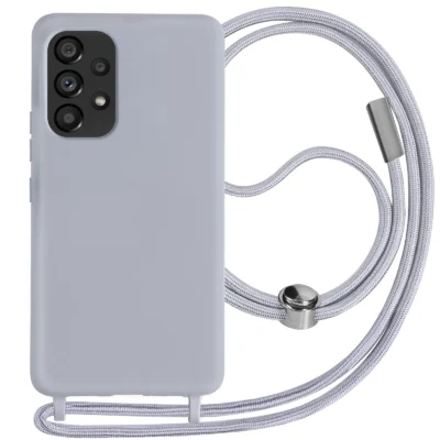 Funda con Cordón para Samsung Galaxy A52s - Morado