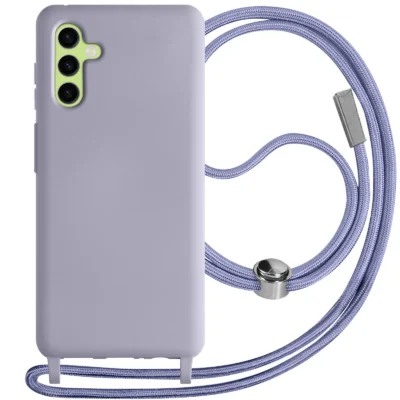 Funda con Cordón para Samsung Galaxy A34 5G - Morado