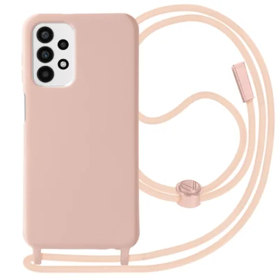 Funda con Cordón para Samsung Galaxy A23 5G - Rosa